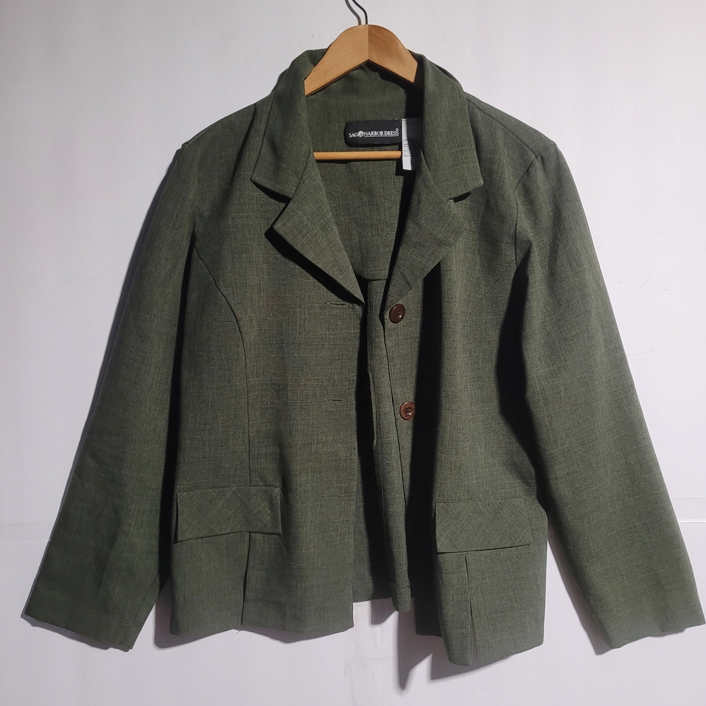 Sag Harbor Forest Green Blazer